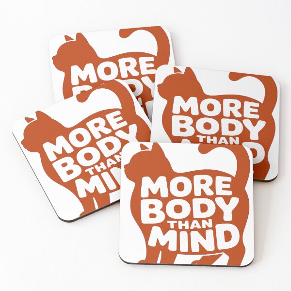 Item preview, More Body Than Mind Fat Orange Cat designed and sold by Tammy Winand Arts.