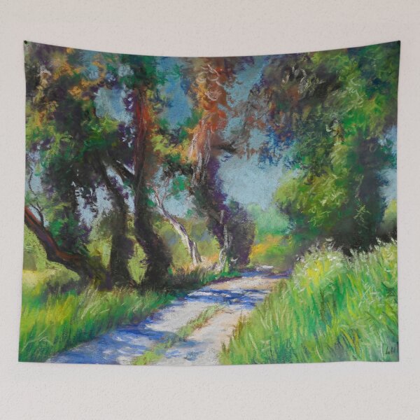 Item preview, Mediterranean Olive Trees designed and sold by LukianArtPrint.
