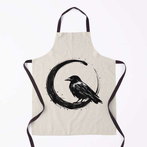 Item preview, Sumi Ink Crow Enso designed and sold by ChirpInc.