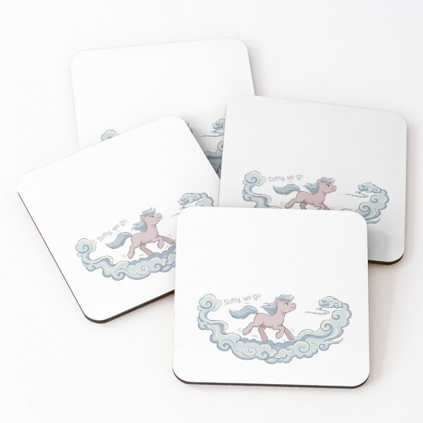 Item preview, Softly We Go Horse - Blue designed and sold by miniqing.