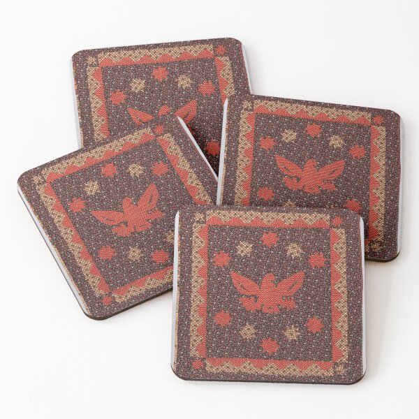 Item preview, Red Eagle Crib Quilt designed and sold by AnimaliaStar.