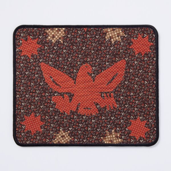 Item preview, Red Eagle Crib Quilt designed and sold by AnimaliaStar.