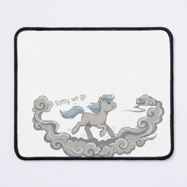 Item preview, Softly We Go Horse - Gray designed and sold by miniqing.