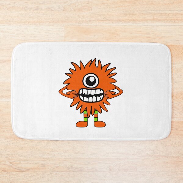 Item preview, Cute Orange One Eyed Monster designed and sold by Sartoris Art.