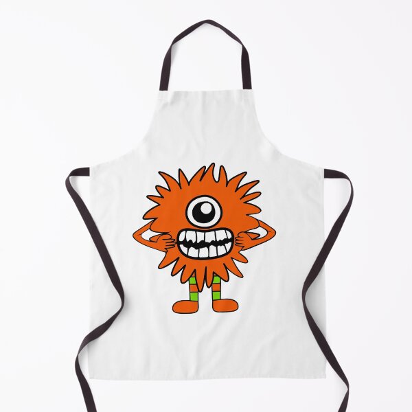 Item preview, Cute Orange One Eyed Monster designed and sold by Sartoris Art.
