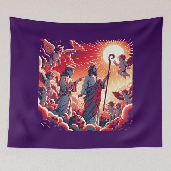 Item preview, Isaiah 1:2 – Rebellious Children | 3D Biblical Illustration of Divine Love, designed and sold by PaintMeWorld.