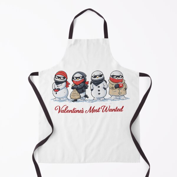 Item preview, funny valentines day most wanted, valentines gang, cute snowwomen designed and sold by HoneyVibe.
