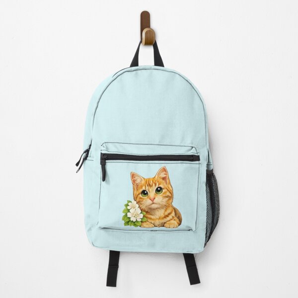 Item preview, Kitten with white blossoms designed and sold by NatureFloralArts.