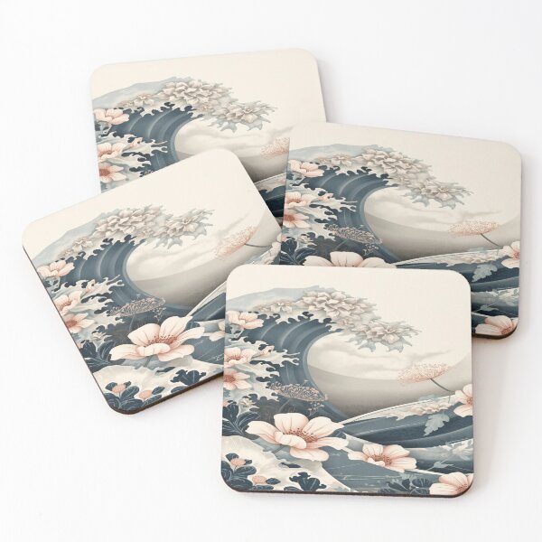 Item preview, Abstract Floral Wave with Flowing Organic Shapes designed and sold by mari0n980.