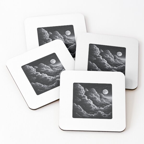 Item preview, Moon Above the Sleeping Clouds designed and sold by RED-MOUSE.