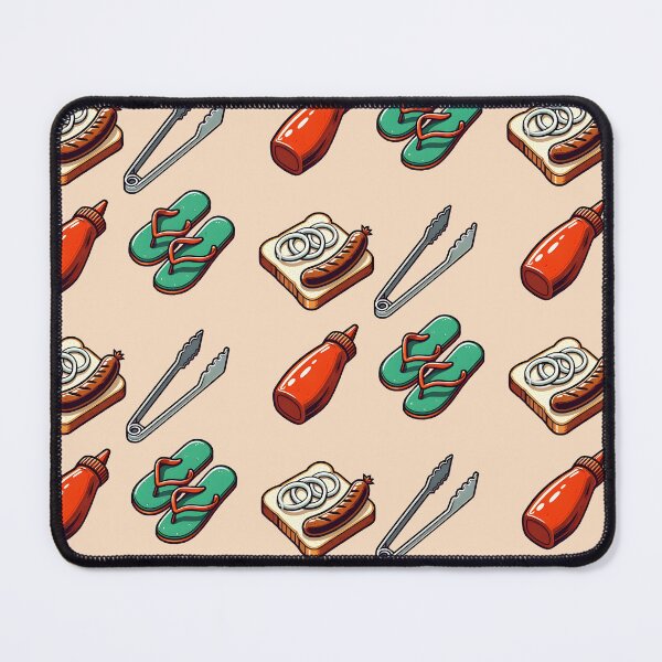 Item preview, Aussie Summer BBQ Essentials - Snag, Thongs & Sauce designed and sold by GREENZ0NE.
