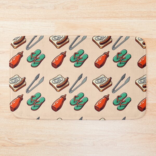 Item preview, Aussie Summer BBQ Essentials - Snag, Thongs & Sauce designed and sold by GREENZ0NE.