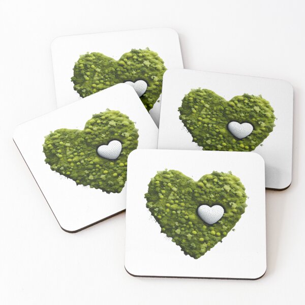 Item preview, I love golf - Heart-shaped golf designed and sold by MKV Design.