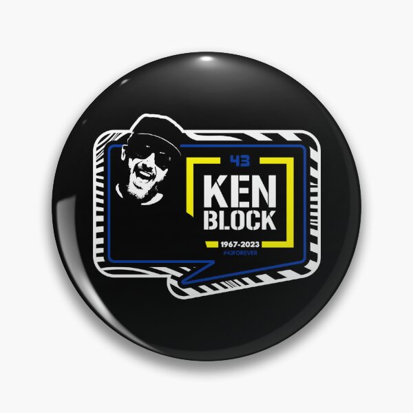 Item preview, Ken Block #43FOREVER Blue/Yellow designed and sold by BalticRoyalty.