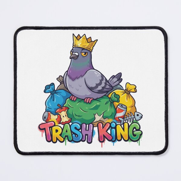 Item preview, Trash King - Raccoon of the Sky Funny Pigeon designed and sold by Petzzz.