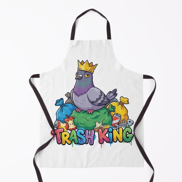 Item preview, Trash King - Raccoon of the Sky Funny Pigeon designed and sold by Petzzz.