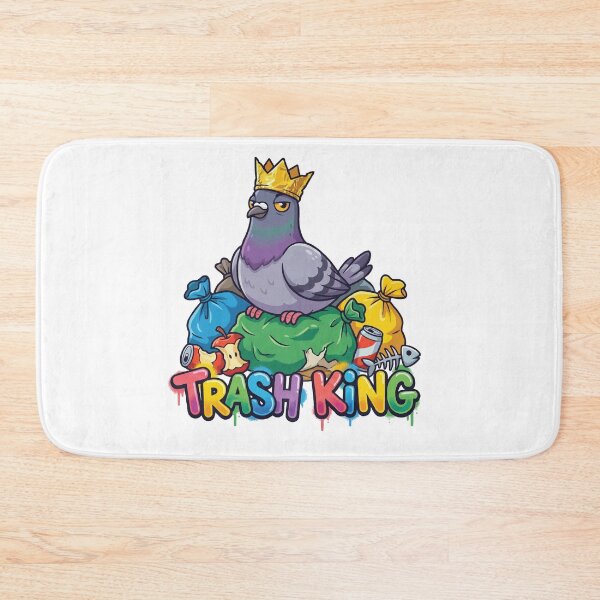 Item preview, Trash King - Raccoon of the Sky Funny Pigeon designed and sold by Petzzz.