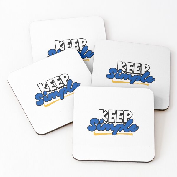 Item preview, Keep Simple - Minimalist Typography Art designed and sold by QuoteCanvas.TH.