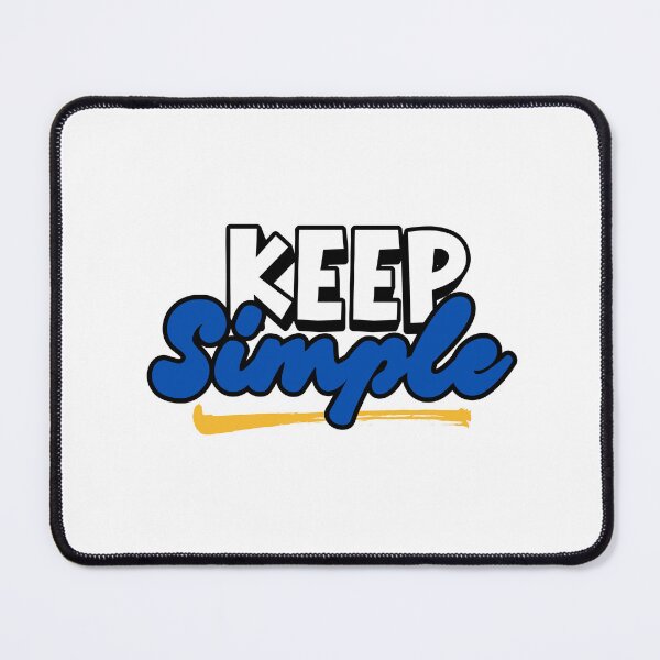 Item preview, Keep Simple - Minimalist Typography Art designed and sold by QuoteCanvas.TH.