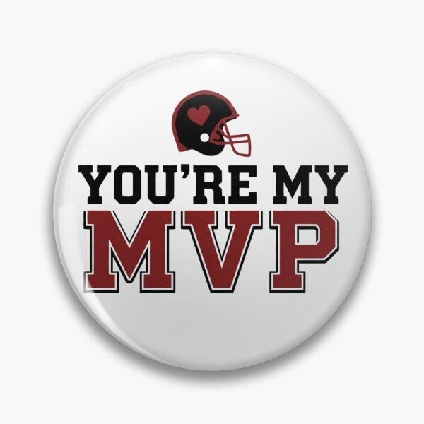 Item preview, You're My MVP – Football Valentine's Day Design designed and sold by The Crimson Halo.