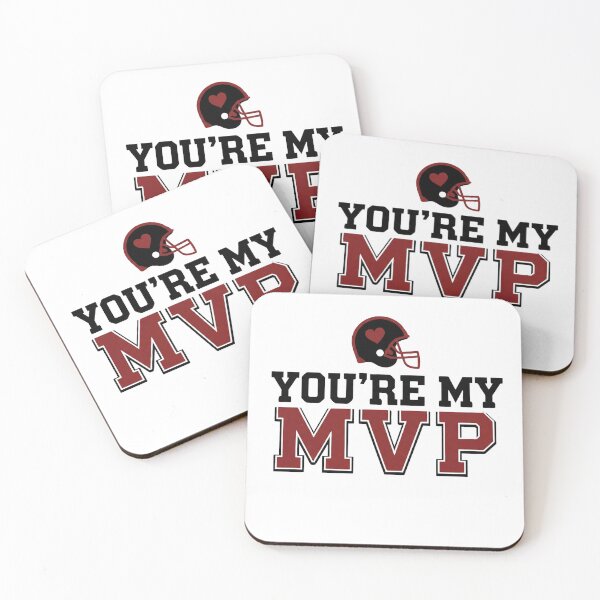Item preview, You're My MVP – Football Valentine's Day Design designed and sold by The Crimson Halo.
