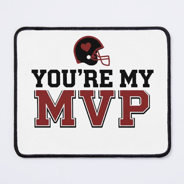 Item preview, You're My MVP – Football Valentine's Day Design designed and sold by The Crimson Halo.
