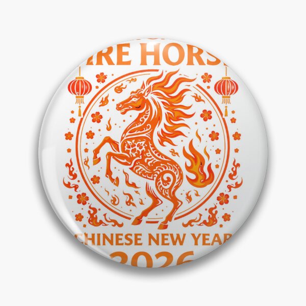 Item preview, Year of the Fire Horse – Chinese New Year 2026 designed and sold by wolfwitcherika.