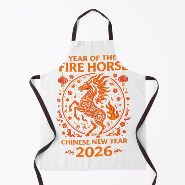Item preview, Year of the Fire Horse – Chinese New Year 2026 designed and sold by wolfwitcherika.