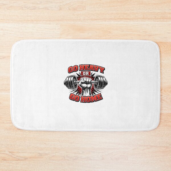 Item preview, Go Heavy Or Go Home Gym Motivation designed and sold by IvannaMoroz.