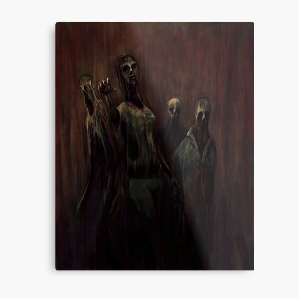 Zombies! Metal Print