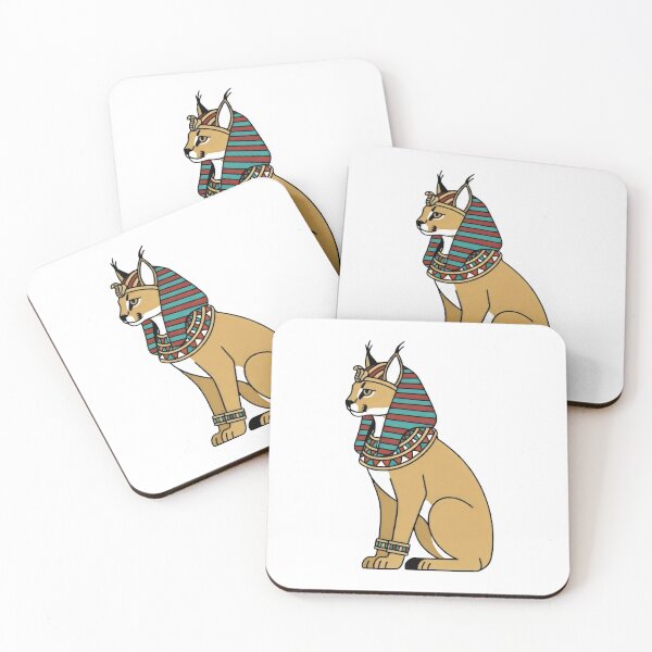 Item preview, Royal Caracal of Ancient Egypt – Egyptian Inspired Art designed and sold by Studio23:45.