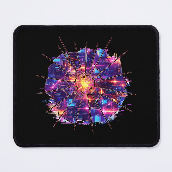 Item preview, Shattered Reality - Cyberpunk City Hole Illusion designed and sold by Dakson Design - Fantasy Art.