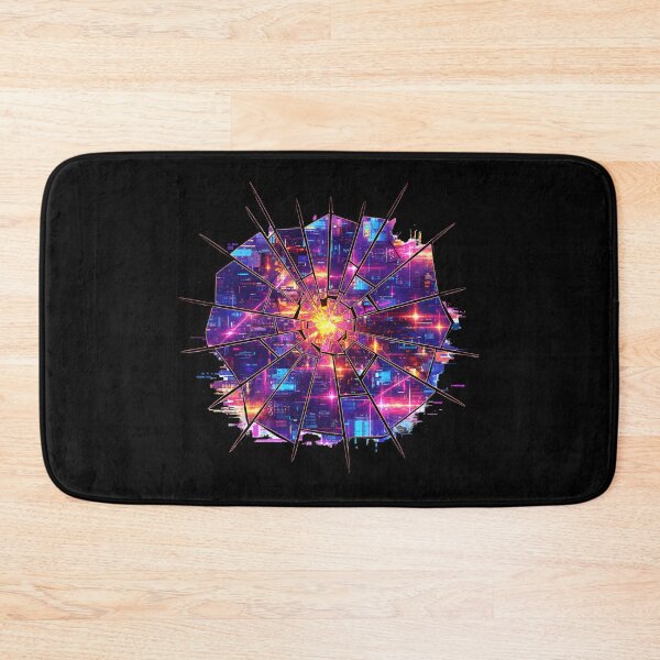 Item preview, Shattered Reality - Cyberpunk City Hole Illusion designed and sold by Dakson Design - Fantasy Art.