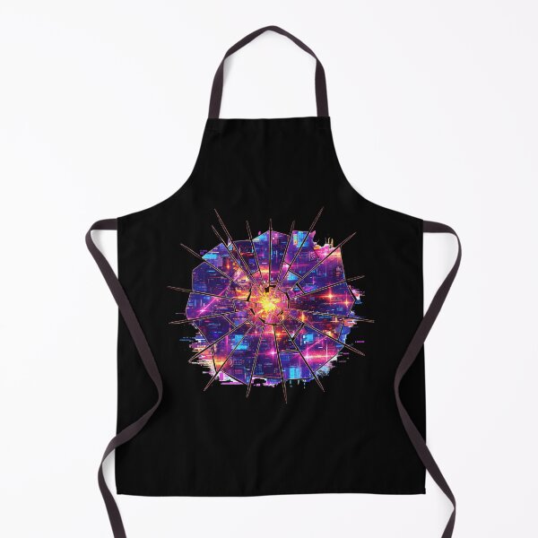 Item preview, Shattered Reality - Cyberpunk City Hole Illusion designed and sold by Dakson Design - Fantasy Art.