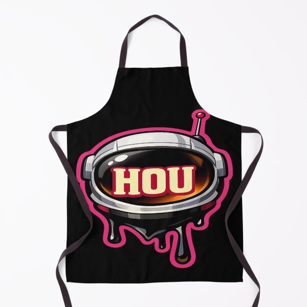 Item preview, HOU Space City Drip Astronaut Helmet – Houston Texas Neon Sticker Design designed and sold by POD DYNASTY.