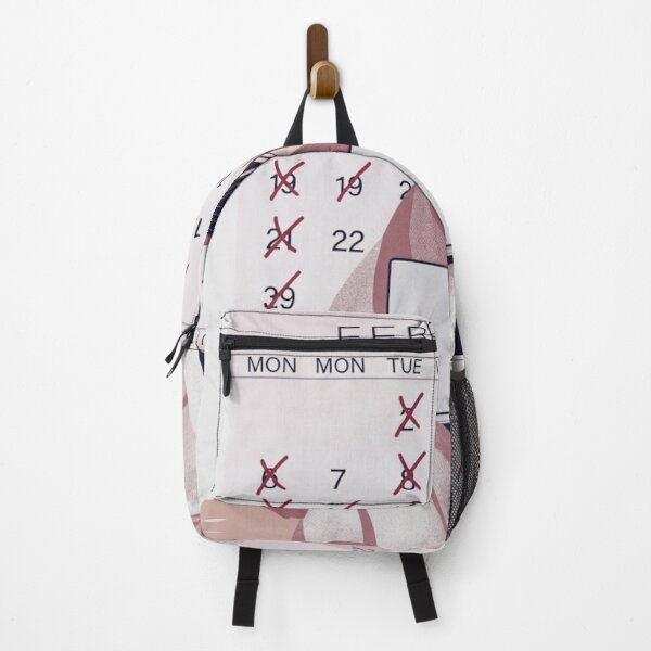 Item preview, “February Cozy Planner Girl Illustration – Pink Aesthetic Calendar Art” designed and sold by BlueYasmine.