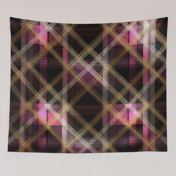 Item preview, Pink Luxury Tartan designed and sold by Kat's Design Hub.