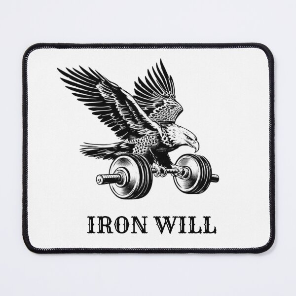 Item preview, Iron Will Eagle Gym Illustration designed and sold by IvannaMoroz.