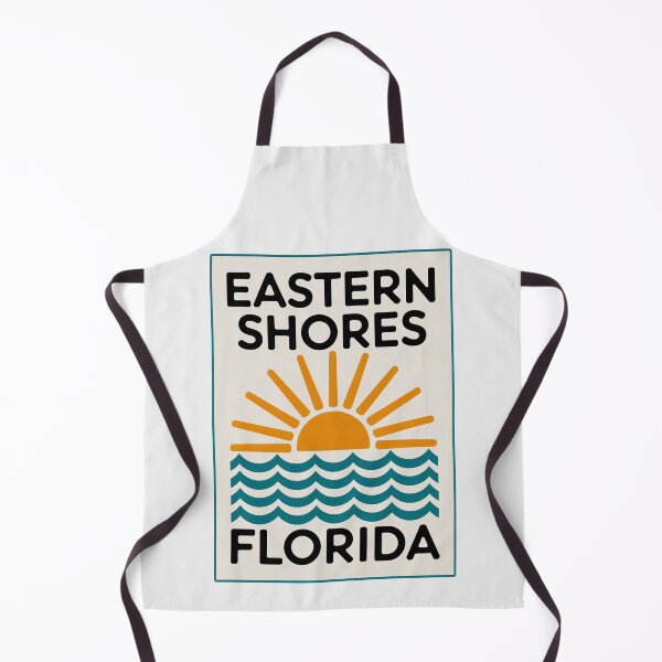 Item preview, Eastern Shores Florida - Beach Sign designed and sold by TheOldMittenIllustrated.