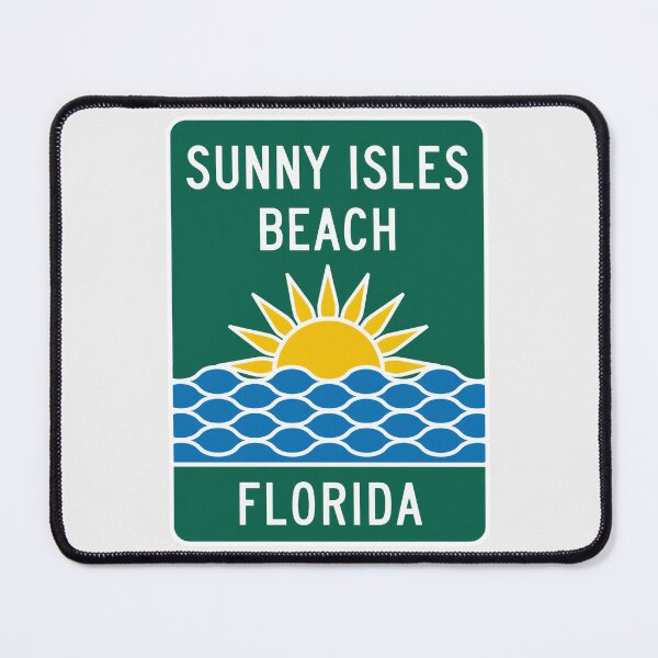 Item preview, Sunny Isles Beach Florida - Beach Sign designed and sold by TheOldMittenIllustrated.