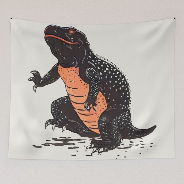 Item preview, Vintage Retro gila monster designed and sold by Uglyandcute.