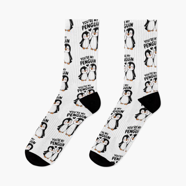 Item preview, You’re My Penguin Love – Cute Penguin Couple Sticker & Graphic Design designed and sold by MonkiFlipp.