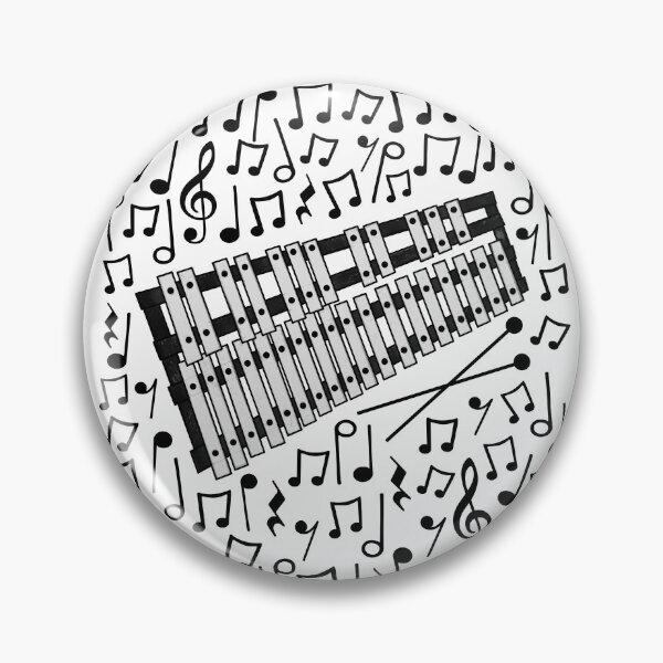 Item preview, Glockenspiel Musical Notes Percussionist Percussion Teacher Musician designed and sold by doodlerob.