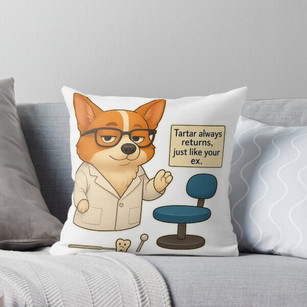 Item preview, Funny Dentist Corgi – Dental Hygiene & Orthodontics Humor designed and sold by @majovegana.