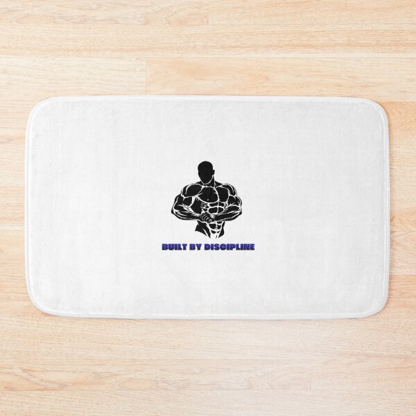 Item preview, Built By Discipline Gym Motivation designed and sold by IvannaMoroz.