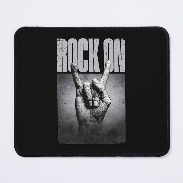 Item preview, Rock Hand Sign with "Rock On" Text designed and sold by QuoteCanvas.TH.