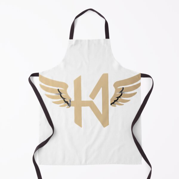 Item preview, Winged Letter ”HD” – Golden Angel Logo Minimal T-Shirt "HEAVENS DRIVERS" designed and sold by HEVENS DRIVERS.