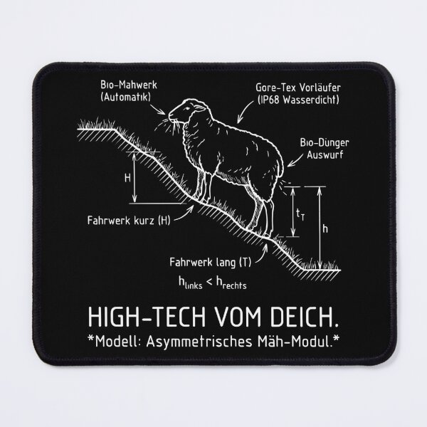 Item preview, High-tech from the dike: The asymmetrical dike sheep – mowing module design designed and sold by epic-store-4u.