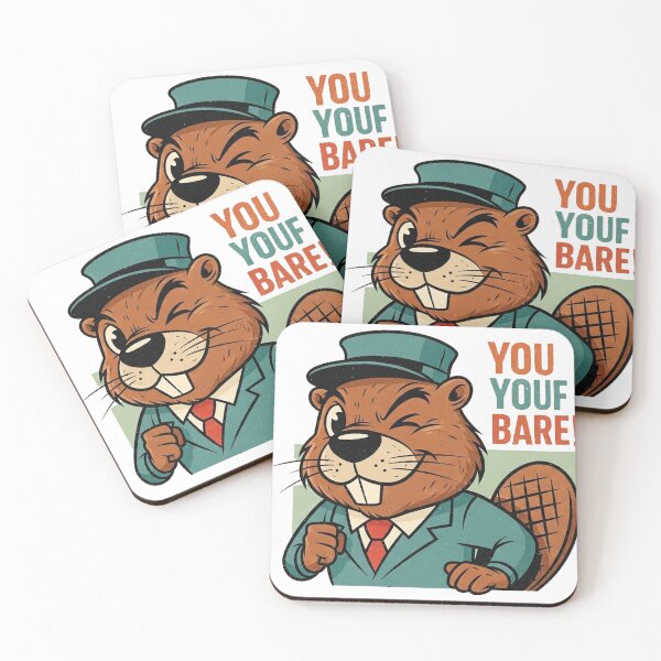 Item preview, Edgy Beaver Cartoon Design designed and sold by Pollock.