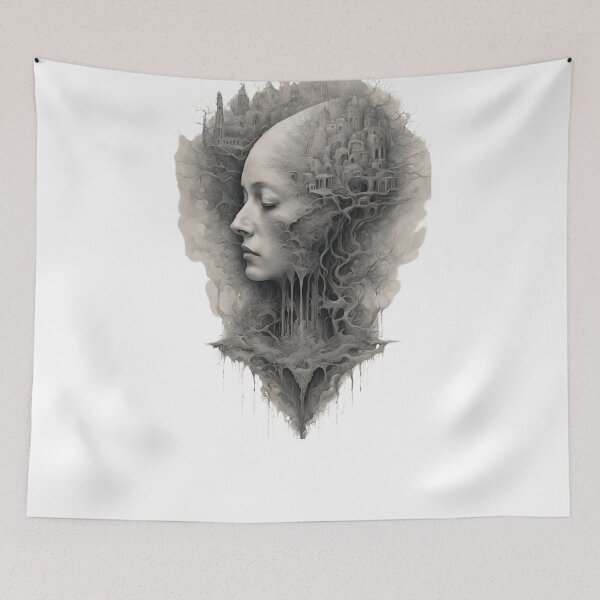 Item preview, City of Thoughts Within Silence designed and sold by DABIORA.